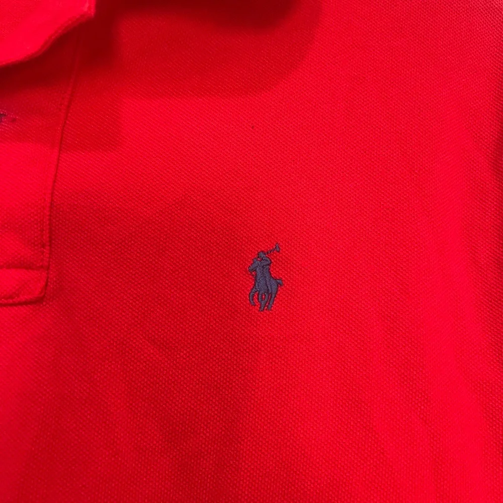 Polo Ralph Lauren Mens XL Classic Fit Short Sleeve‎ Red Rugby Pony